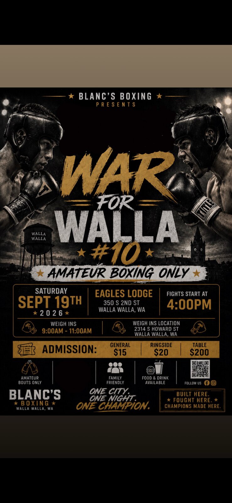 WAR FOR WALLA WALLA #10