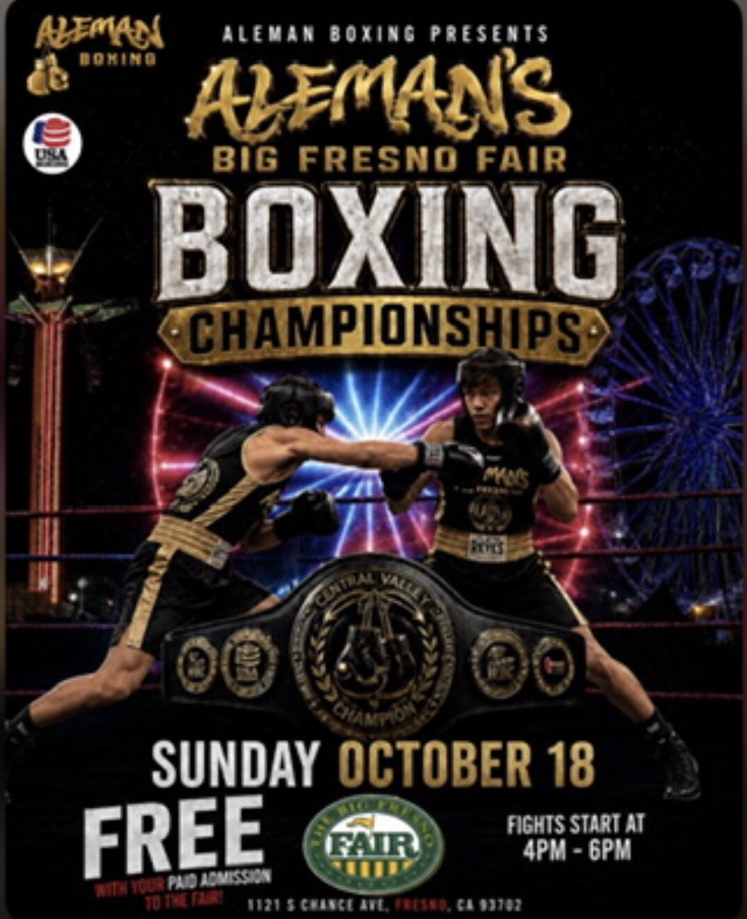 Aleman's Big Fresno Fair Boxing Championships